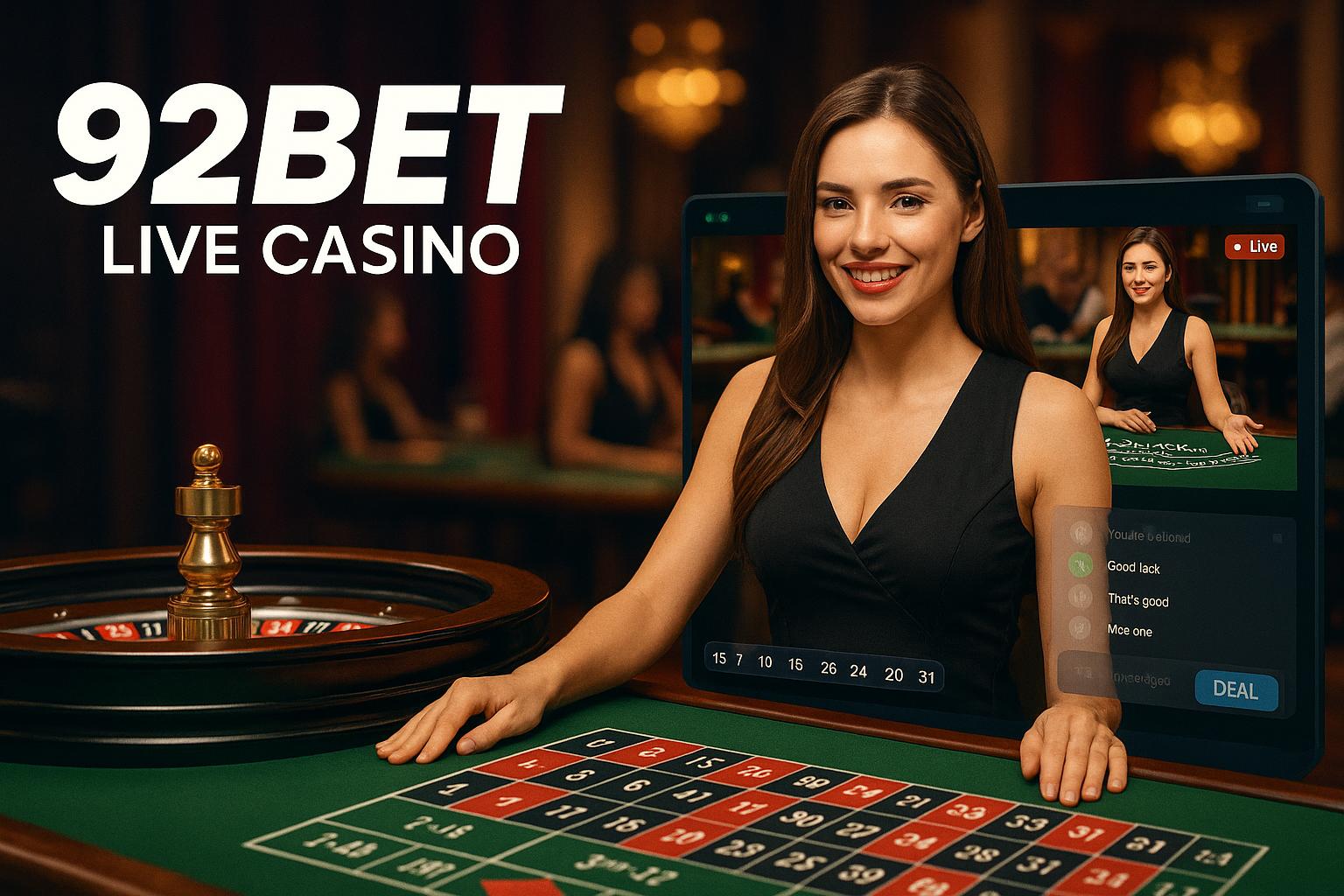 O 92BET Live Casino lança promoções regularmente