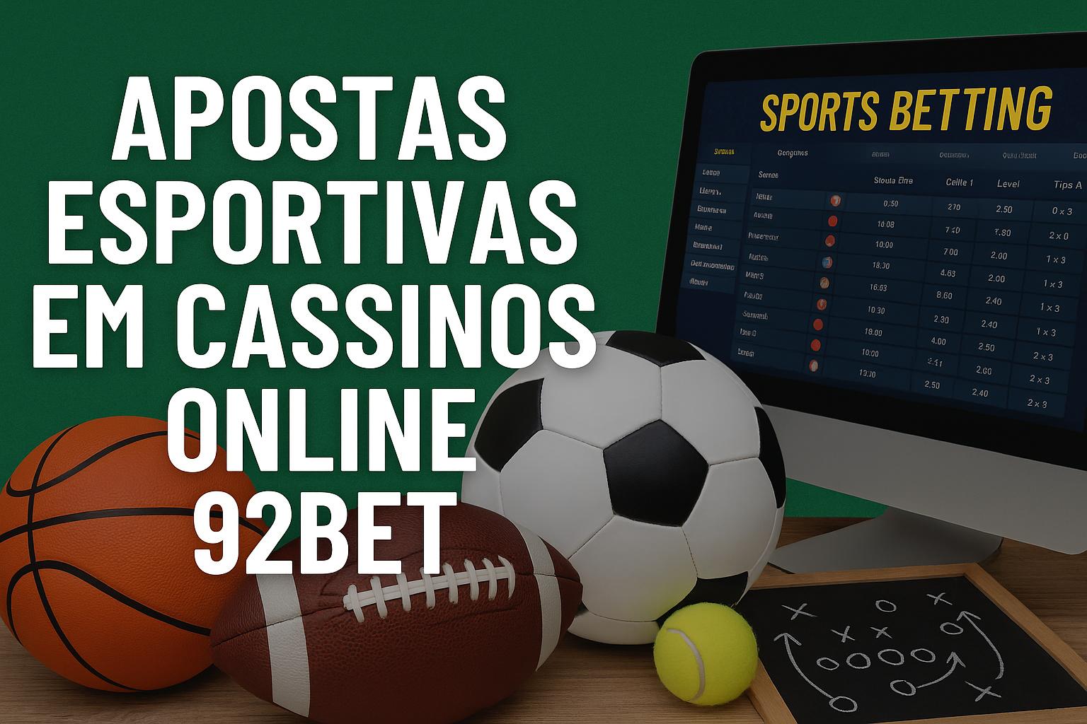 Apostas esportivas no cassino online 92BET  